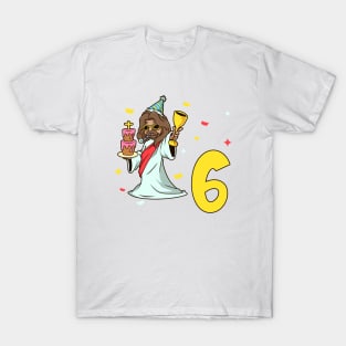 I am 6 with Jesus - kids birthday 6 years old T-Shirt